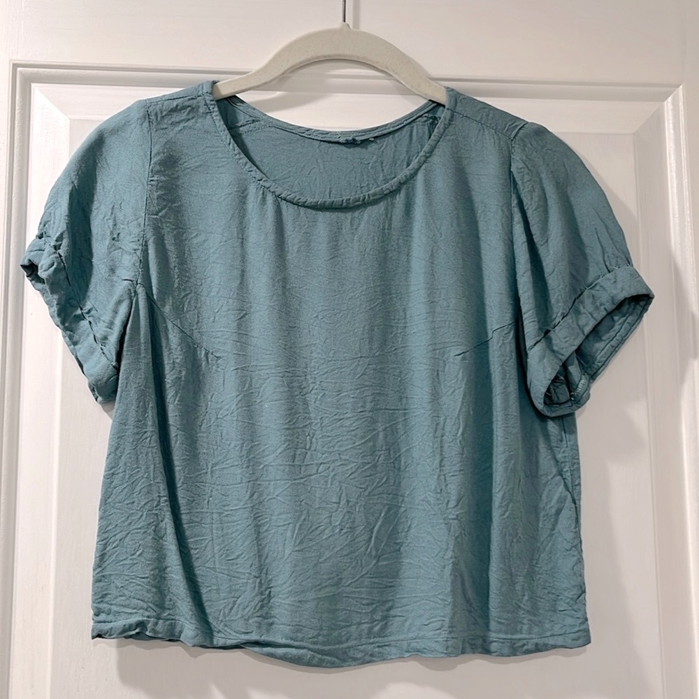 Baby blue handmade shirt